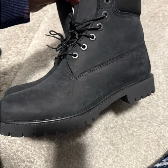 Timberland Men's Dark Leather Boots - Picture 3 of 6